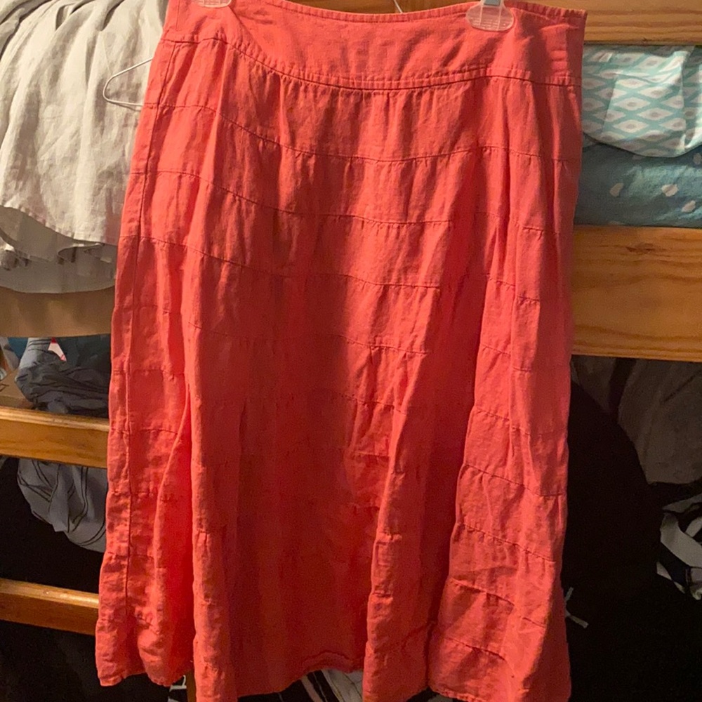 Peach skirt